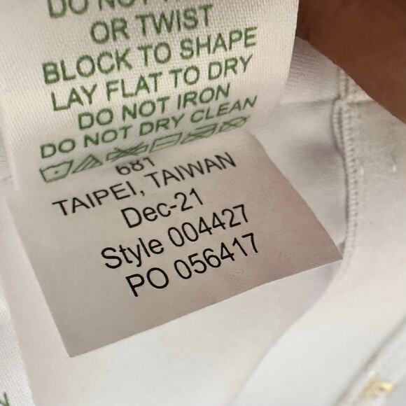 Lilly Pulitzer Luxletic Lindsay Sports Bra UPF 50+ Size Medium Workout Metallic - Picture 11 of 12